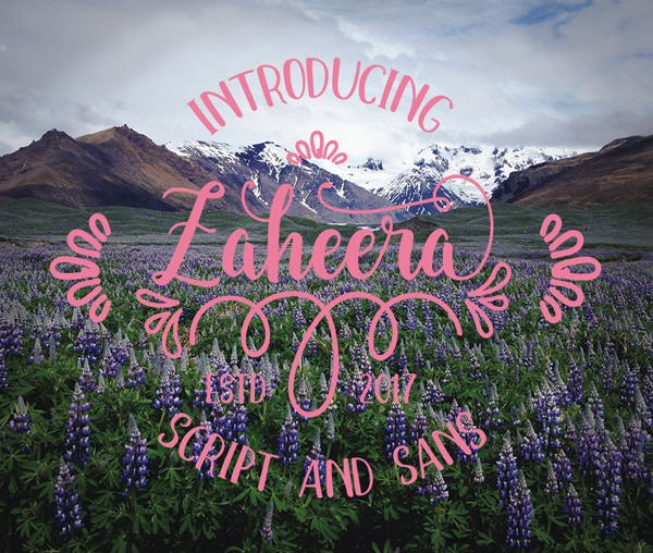 Zaheera Script Free Font