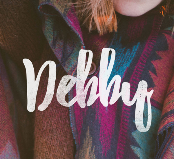 Debby Free Brush Font