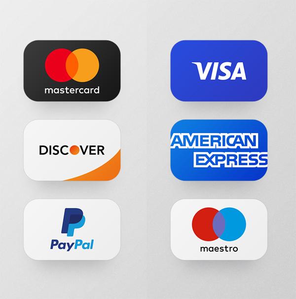 Free Credit Card Payments PSD Icons