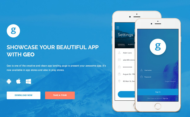 Grab This Month's (May) FREE App Landing Page Template ...