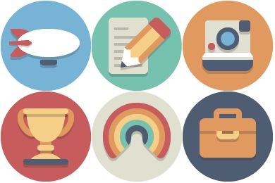 best free icons Beautiful Flat Icons by Elegantthemes