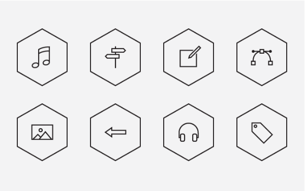 best free icons polygonal icon set