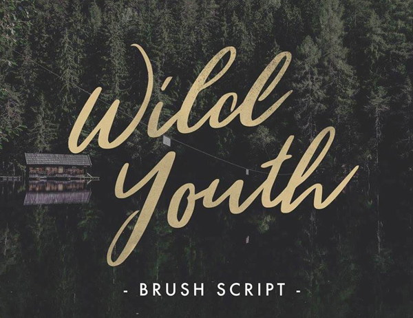 Wild Youth Free Brush Font
