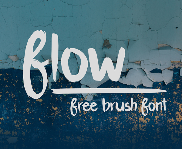 Flow Free Brush Font