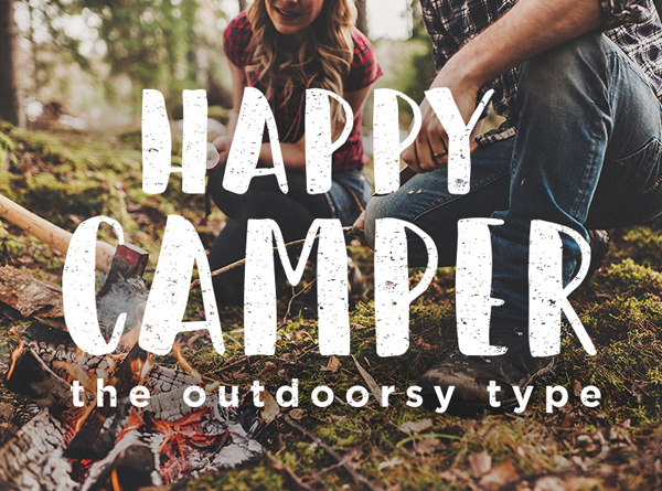 Happy Camper Free Brush Font