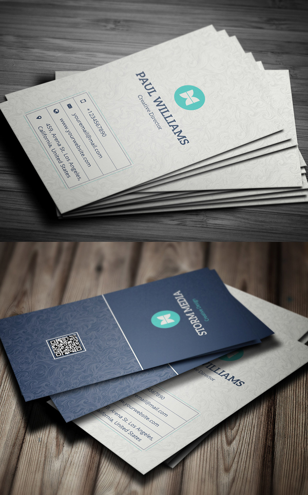 Clean Corporate Business Card Design