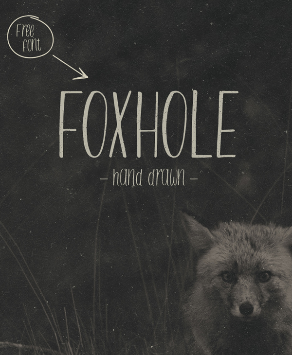 FOXHOLE Free Brush Font