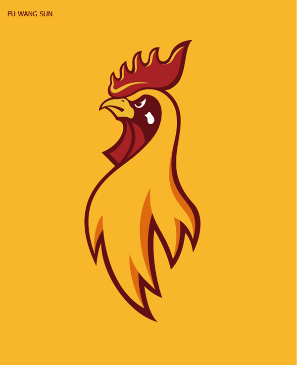50 Creative Rooster Logo Designs for Inspiration - 36
