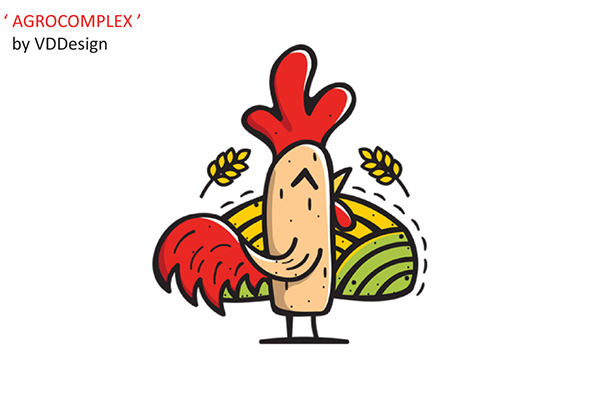 50 Creative Rooster Logo Designs for Inspiration - 8