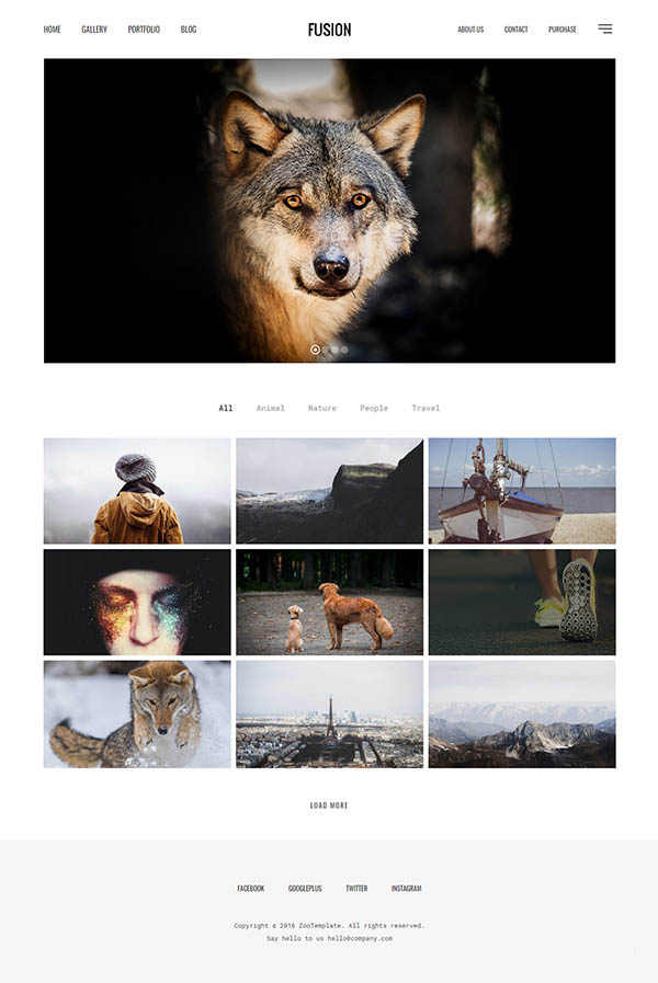 Fusion - Responsive Photography & Portfolio WordPress Theme