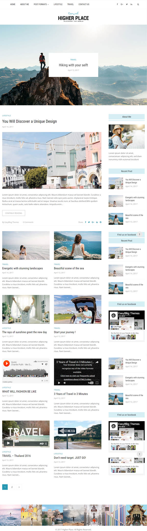 Higher Place - Multi-Purpose Blog & Magazine WordPress Theme