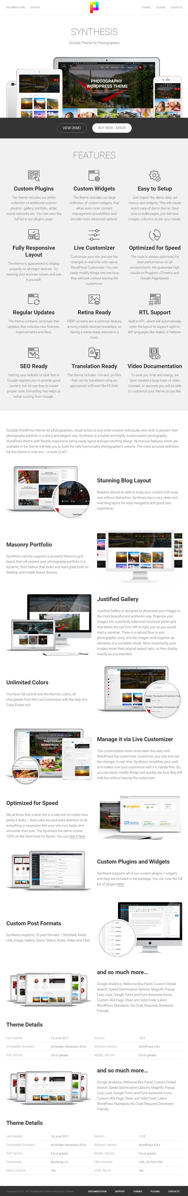 Synthesis - Suitable Theme for Photographers (Photography)