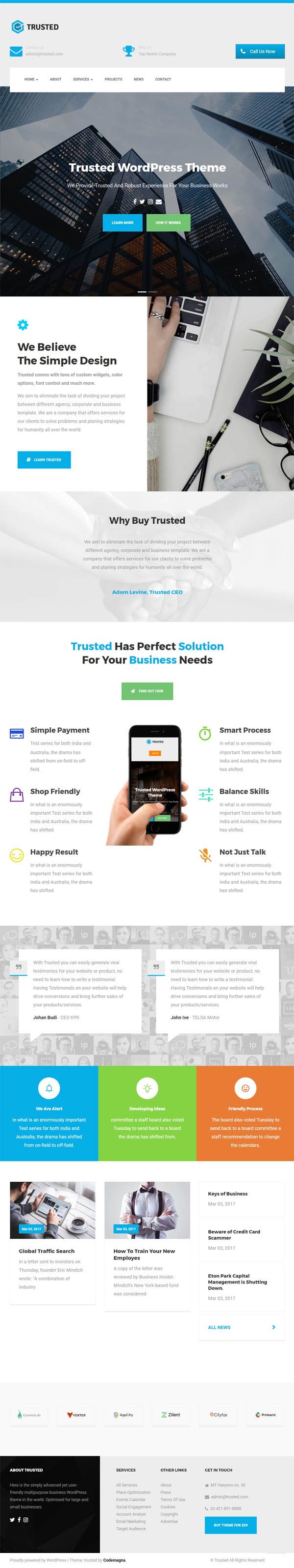 Trusted – Multipurpose Business & Agency