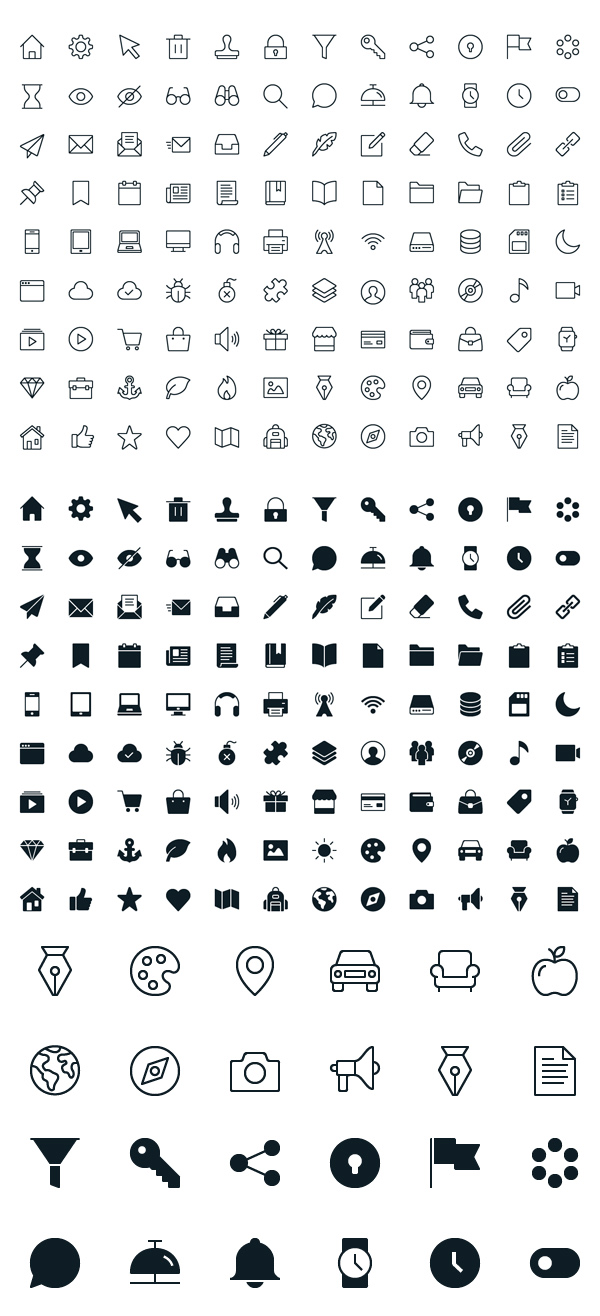 Free iOS Edge Icon Set (100 Icons)