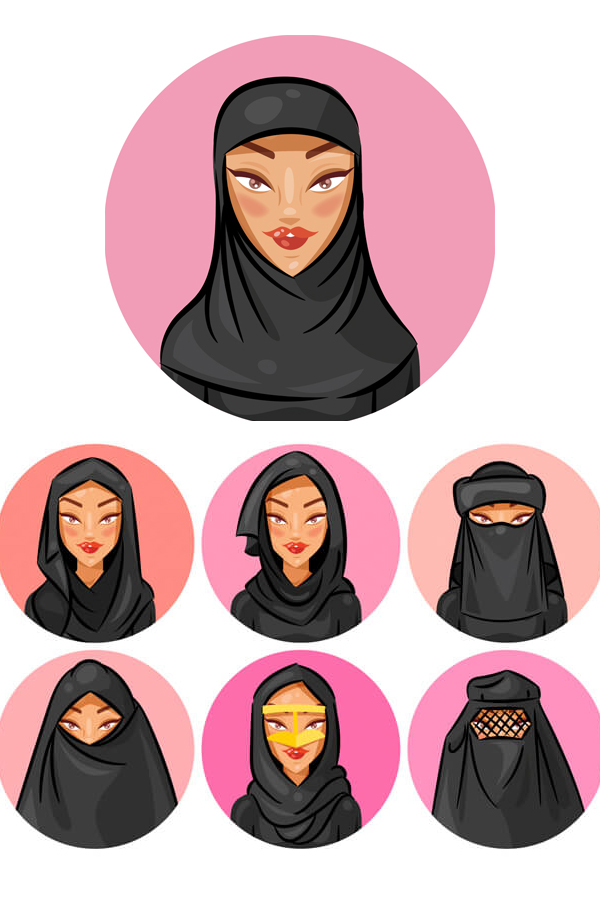 How to Create a Set of Veil and Hijab Avatars in Adobe Illustrator