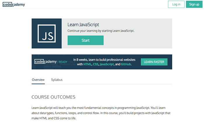 learn web development codecademy javascript