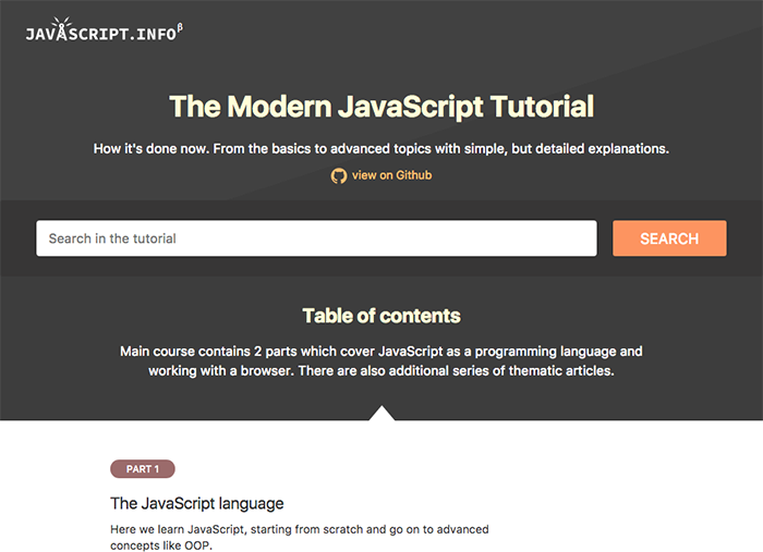 learn web development modern javascript tutorial