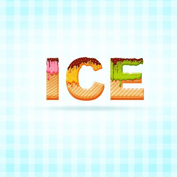 Create an Ice Cream Text Effect in Photoshop