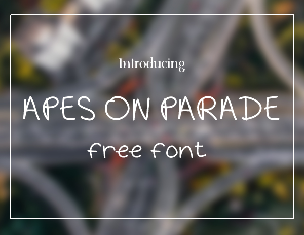 Apes On Parade Free Font