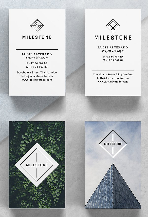 Milestone Business Cards