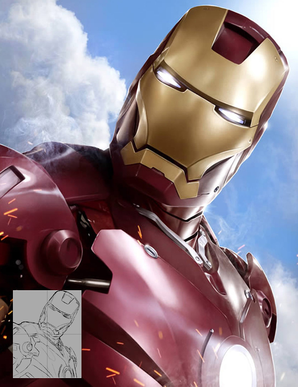 Create Stunning 'Iron Man' Fan Art From Scratch in Photoshop