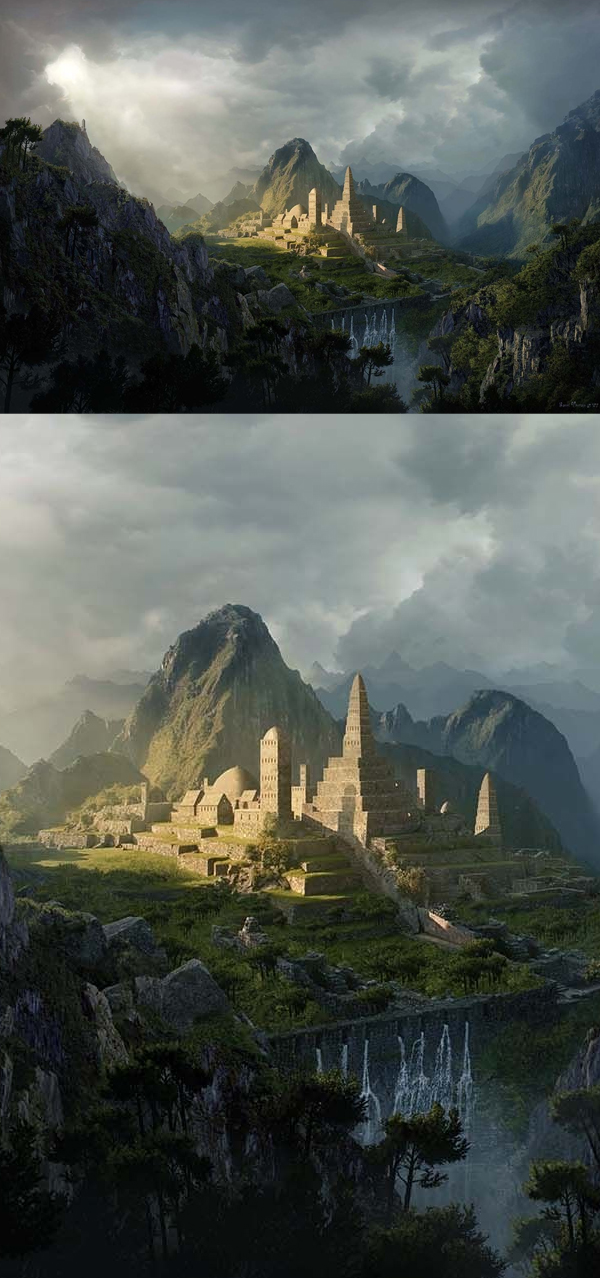 How to Create an Epic Digital Matte Painting in Photoshop Tutorial