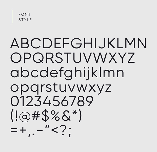 Gilroy Free Font Letters
