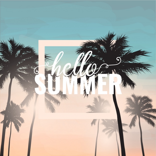 summer website themes palm tree background