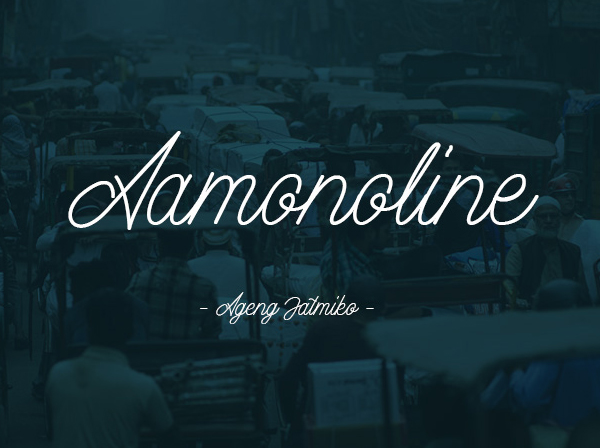 Aamonoline Free Font