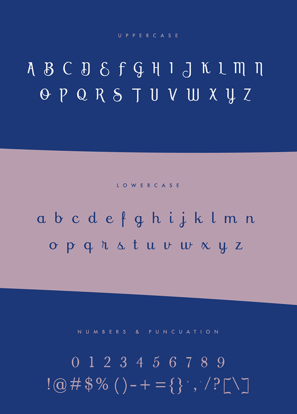 Prink Script Font Letters