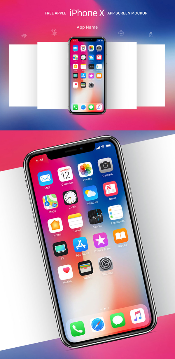 Download Free Iphone X Mockup Templates 28 Mock Ups Idevie