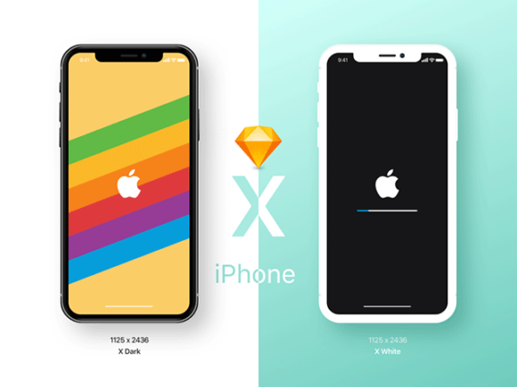 iPhone X: Early free mockups