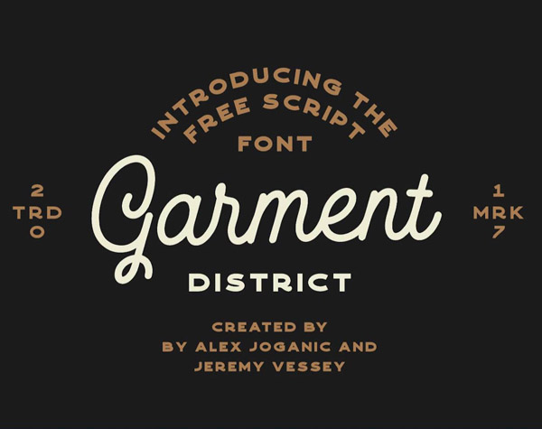 Garment District Free Font