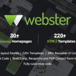 Webster – Responsive Multi-Purpose HTML5 Template