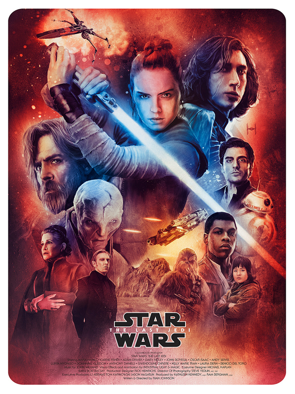 Amazing Illustration of Star Wars: The Last Jedi 5