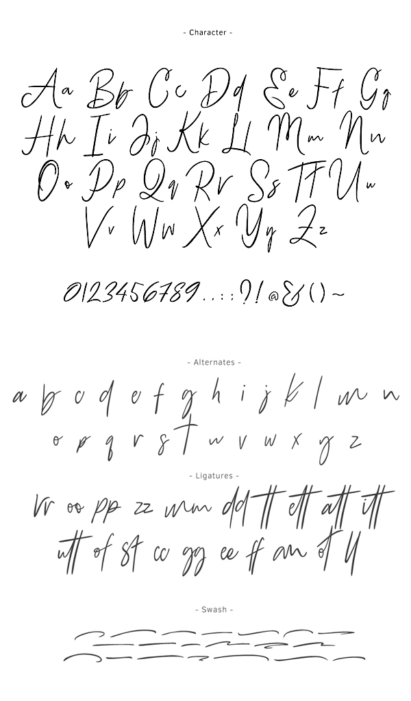 Bammantoe font letters