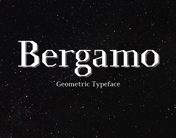 Bergamo free fonts