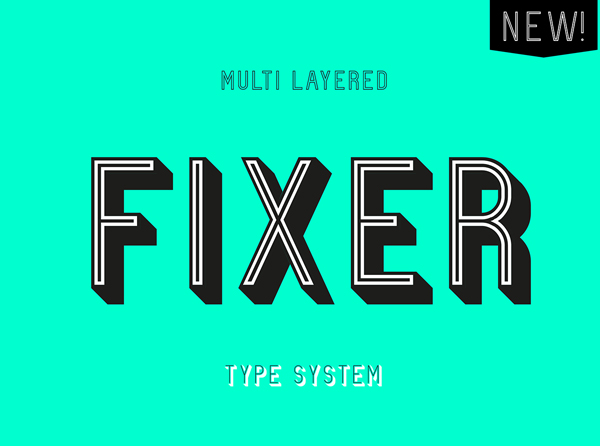 Fixer free fonts