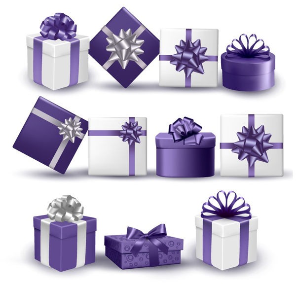 How to Draw an Ultra Violet Collection of Presents in Adobe Illustrator