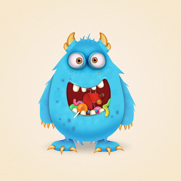 How to Create a Candy Monster Character in Adobe Illustrator