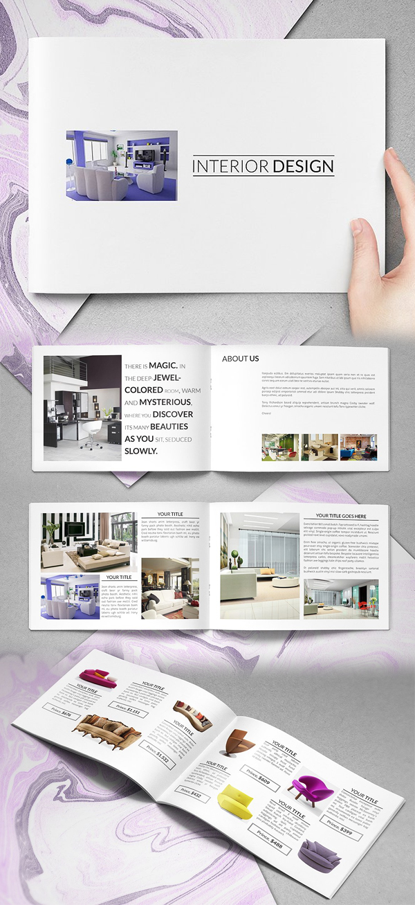 Simple Interior Catalog Brochure Template