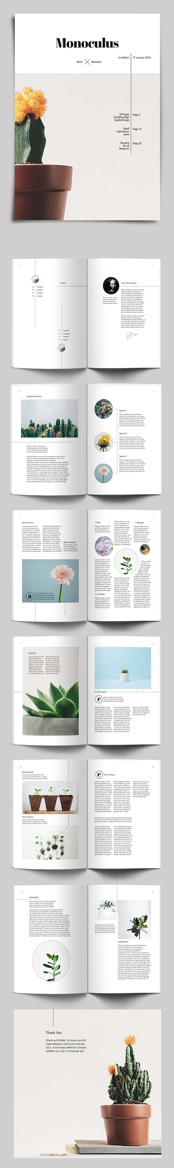 Creative Magazine Style Brochure Template