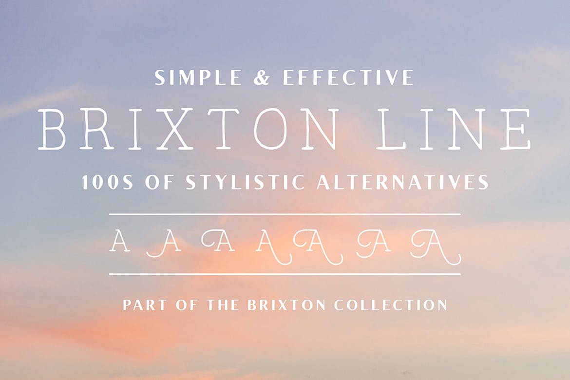 handwritten fonts brixton line