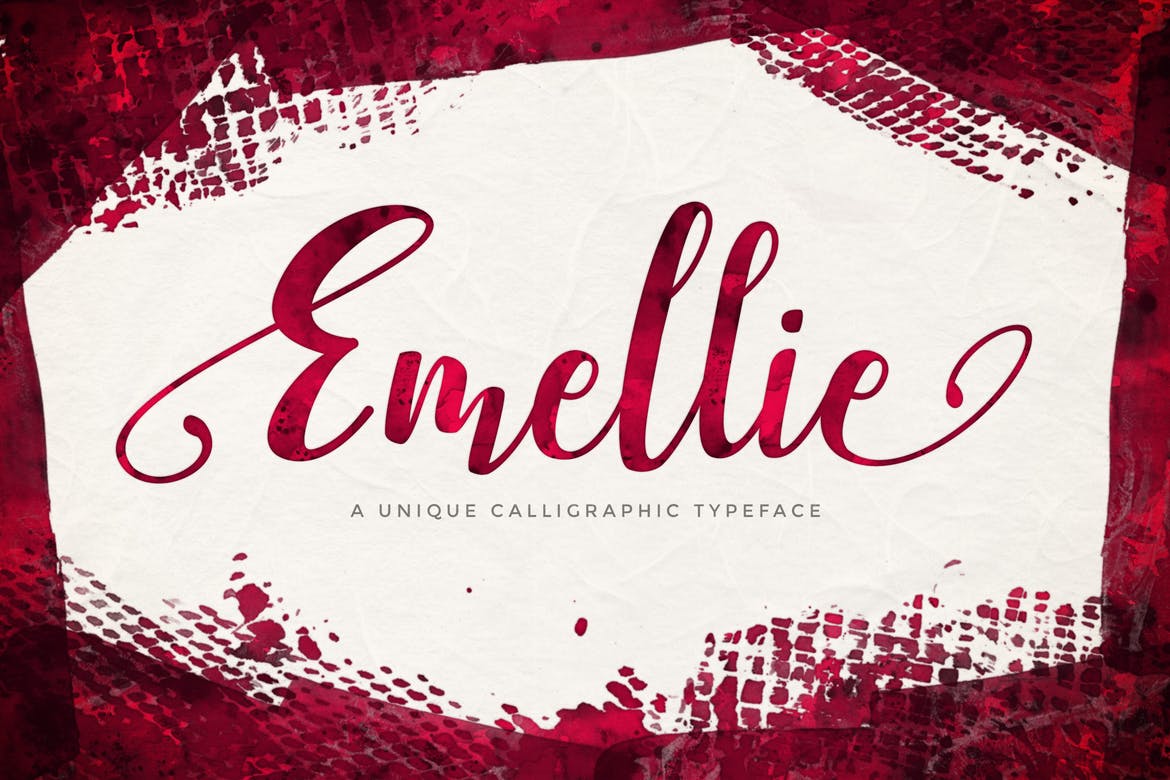 handwritten font emellie