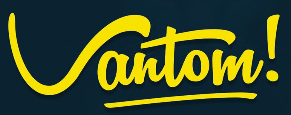 handwritten font vantom