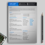 Freebie – Simple Resume Template with Cover Letter