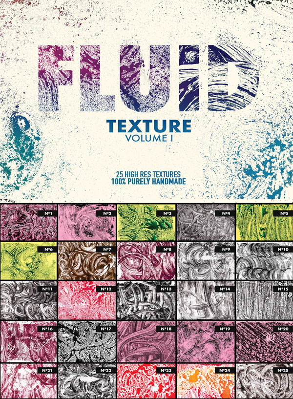 Freebie: Handmade Texture Pack - FLUID