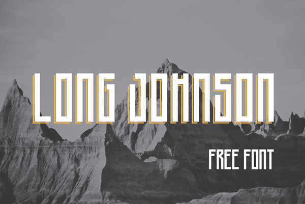 Long Johnson Free Font