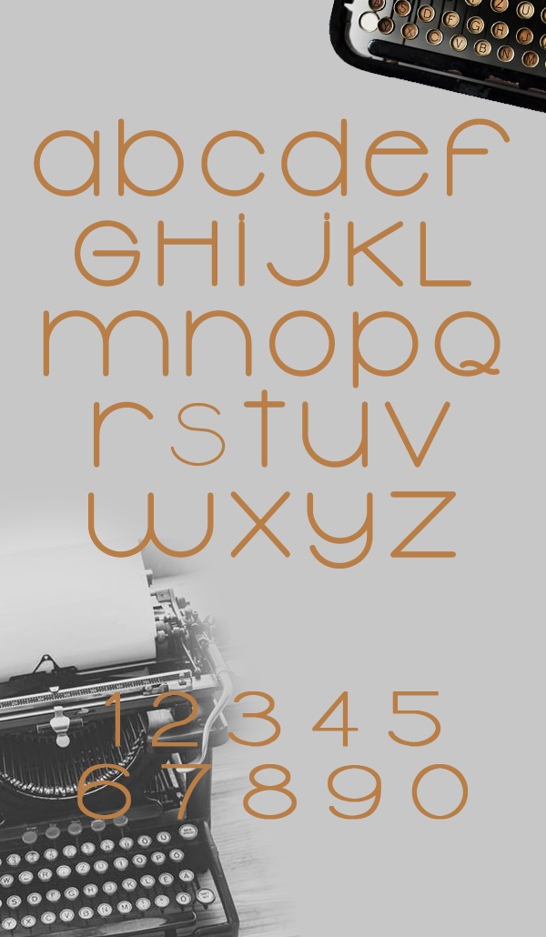 Typolino Free Font Letters