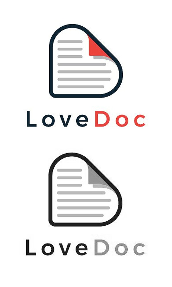 Love Doc Minimal Logo